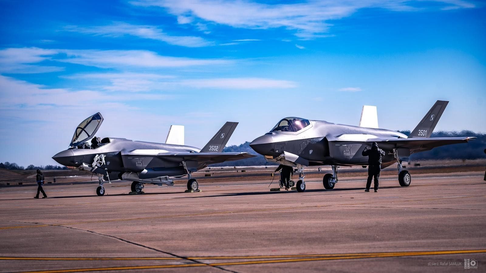 Polscy piloci za sterami F-35. Ewidentnie dobrze sobie radzą