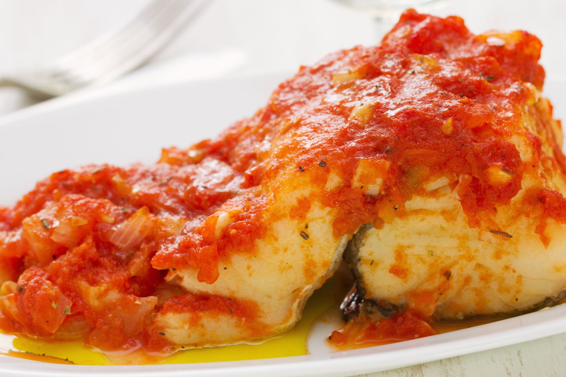 Na postny obiad przygotowuję rybę po toskańsku. W tym sosie wychodzi bardziej krucha i smaczniejsza