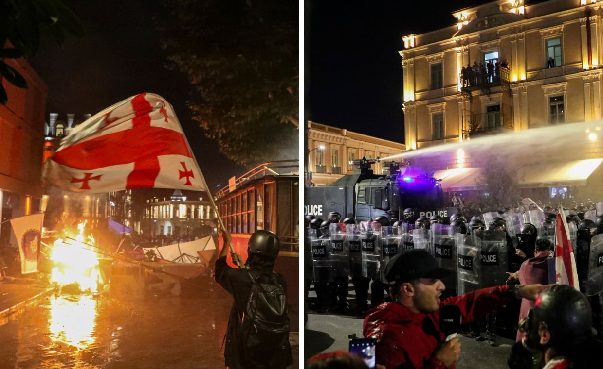Gruzini protestują po wyborach. Władze: próba obalenia rządu