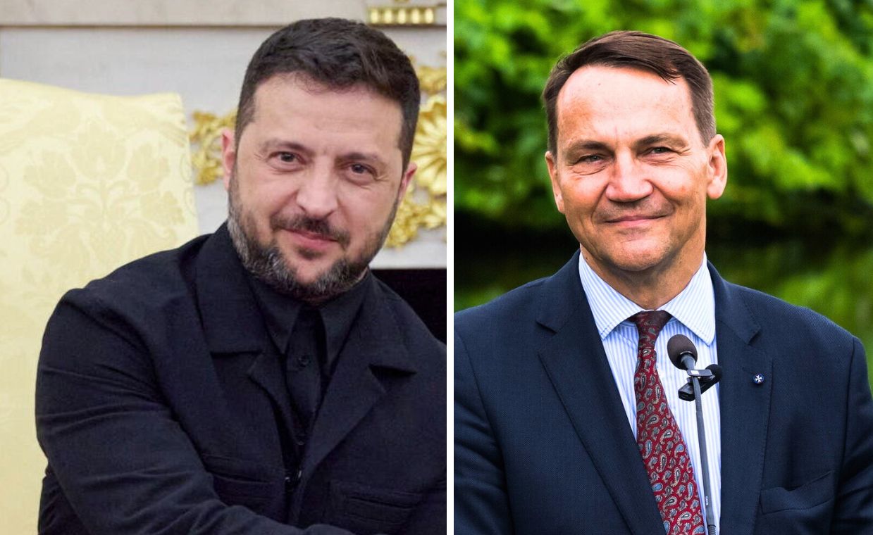 Zełenski podziękował Polsce. Odpowiedział na wpis Sikorskiego
