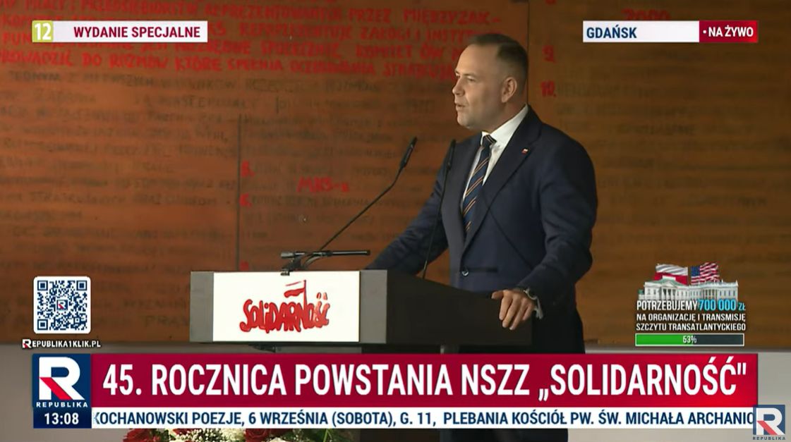 Republika z wyłącznością na realizację przemówienia prezydenta. TVN24 bez transmisji