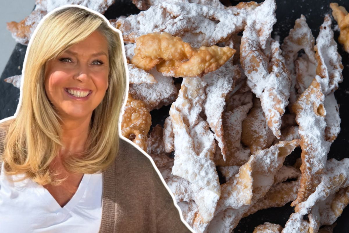 Ewa Wachowicz chrust smaży tylko w ten sposób. Musi się gwałtownie zezłocić