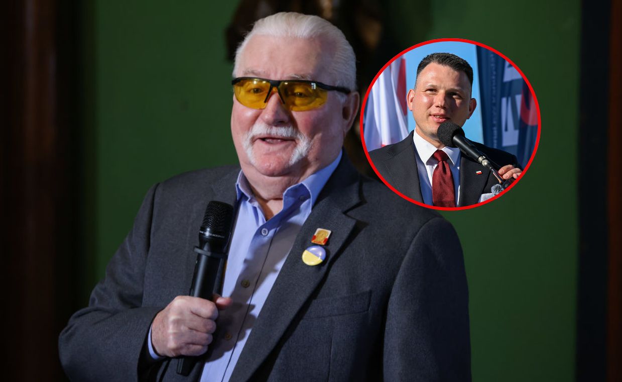 Wałęsa nie wytrzymał. Nazwał Mentzena "odpadem"
