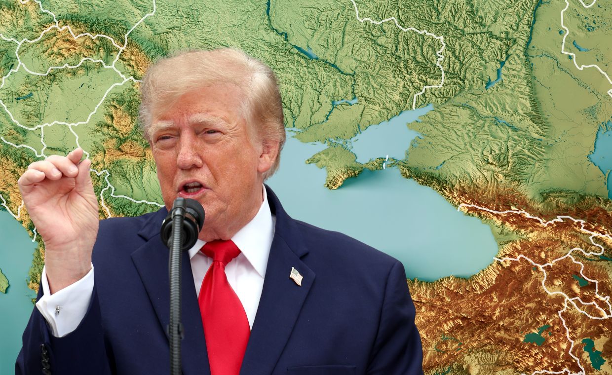 Kuriozalna pomyłka Trumpa. Mówił o położeniu Krymu
