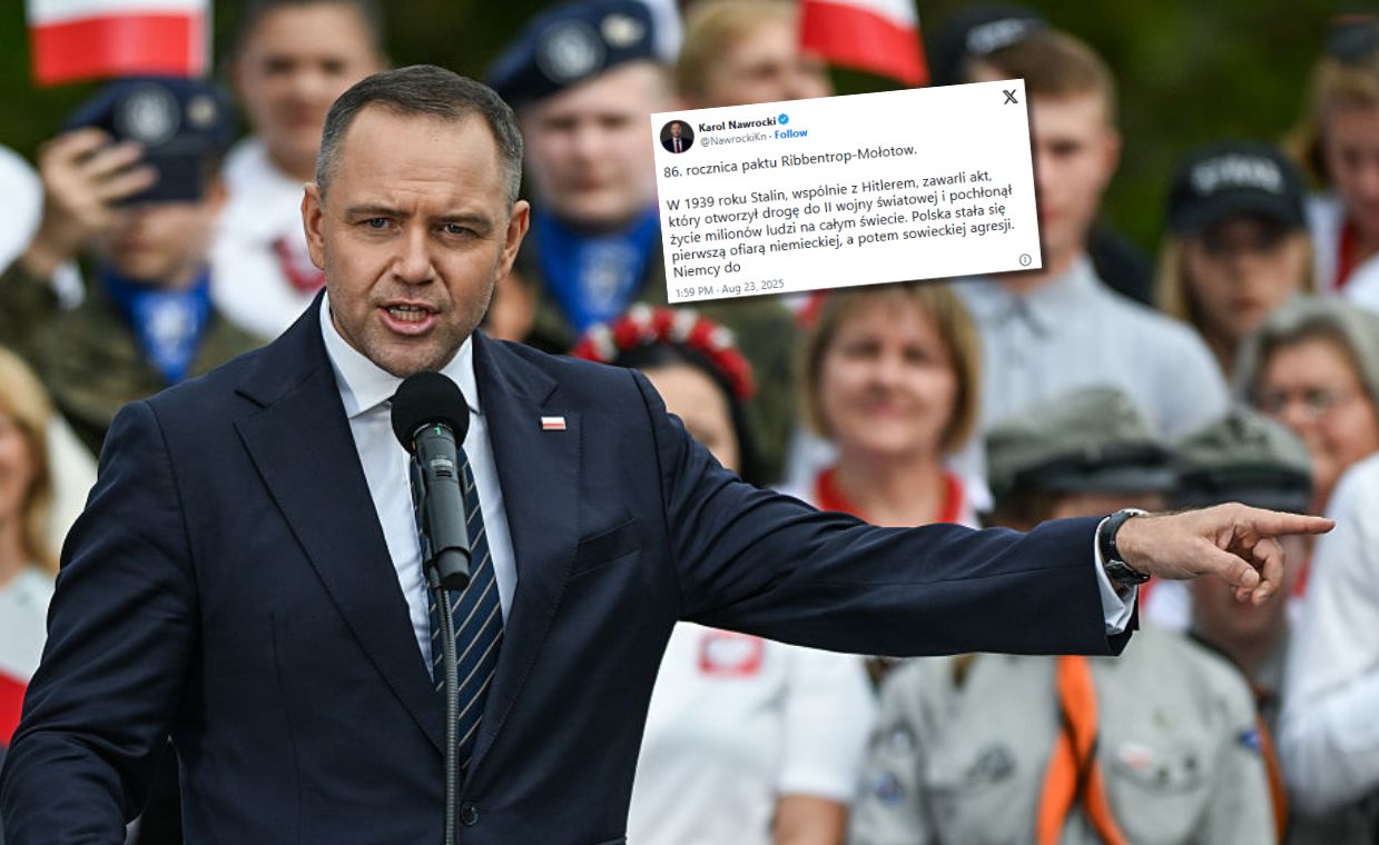 Nawrocki wrzucił wpis. Pisze o Niemcach i Rosji