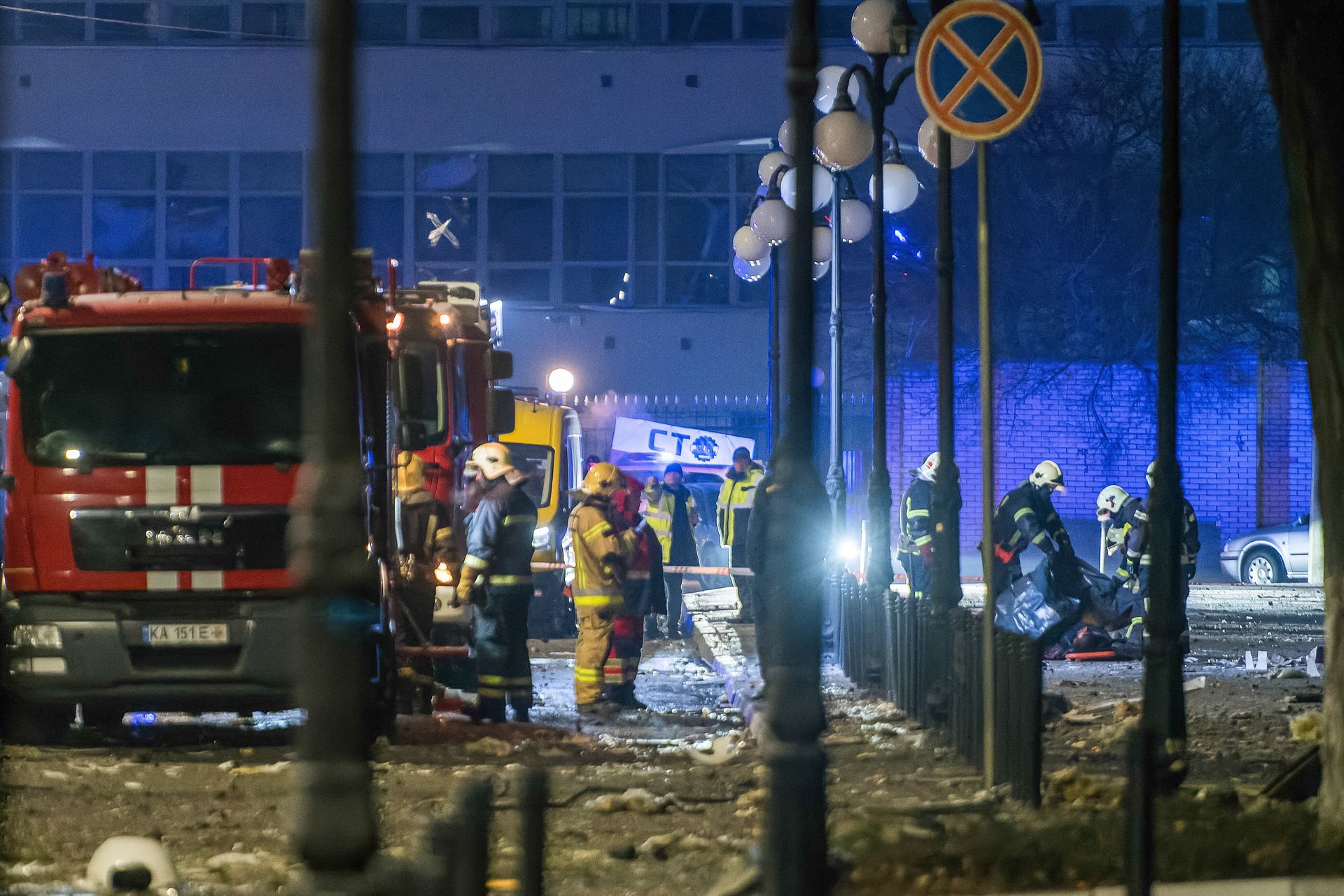 Atak dronami na Kijów. Ofiara śmiertelna
