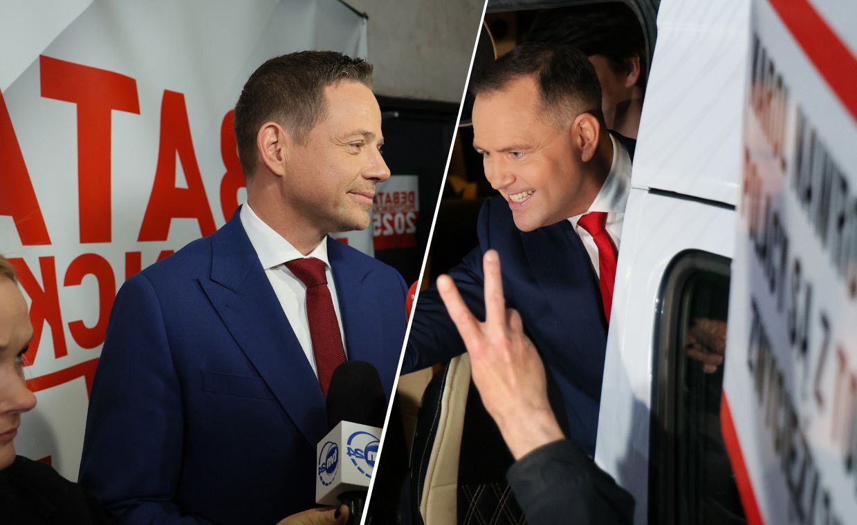 "Wrócił z dalekiej podróży". Koniec debaty Trzaskowski-Nawrocki