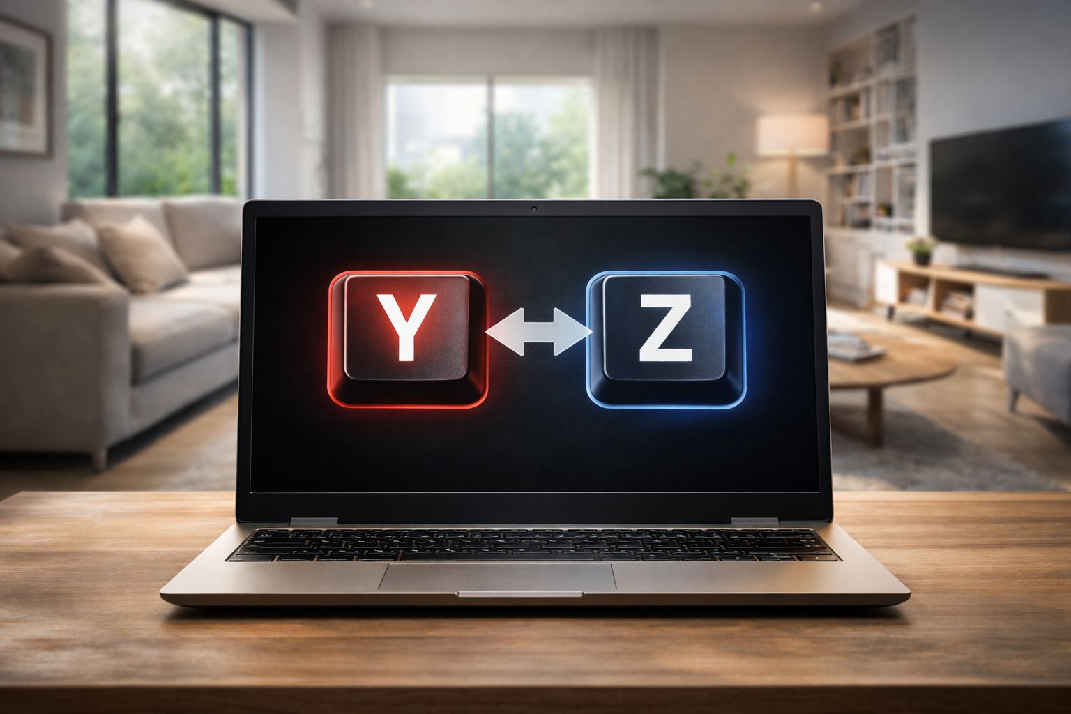 Jak zamienić Y na Z na klawiaturze w systemie Windows?