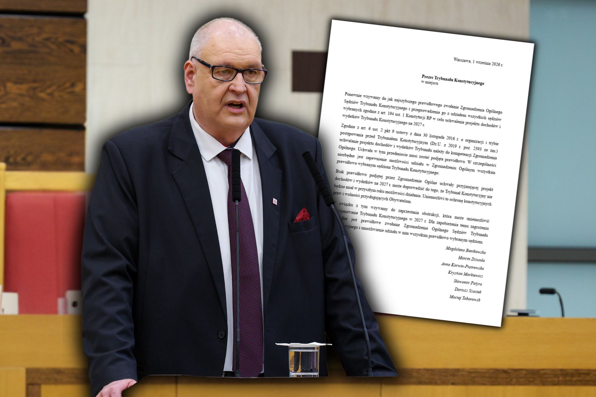 Sędziowie TK wzywają Prezesa do zwołania Zgromadzenia Ogólnego. Mamy pismo