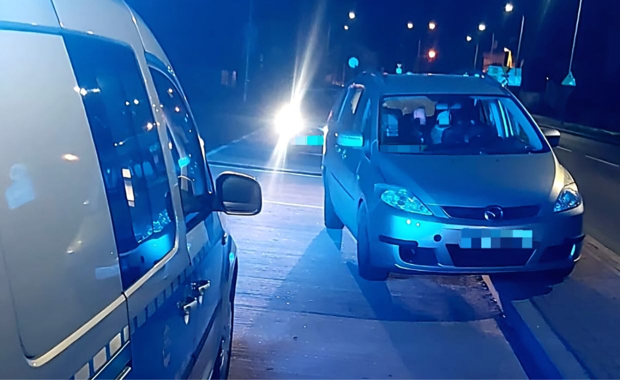 Obywatelskie zatrzymanie pijanej kierującej. W aucie były dzieci