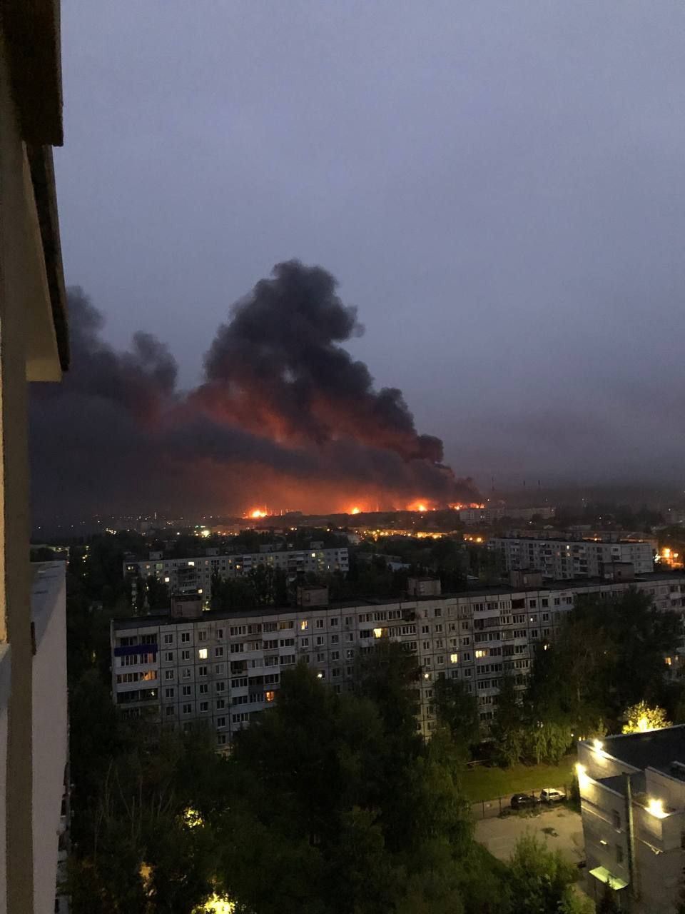Działo się w nocy. Rafineria w Rosji stanęła w ogniu