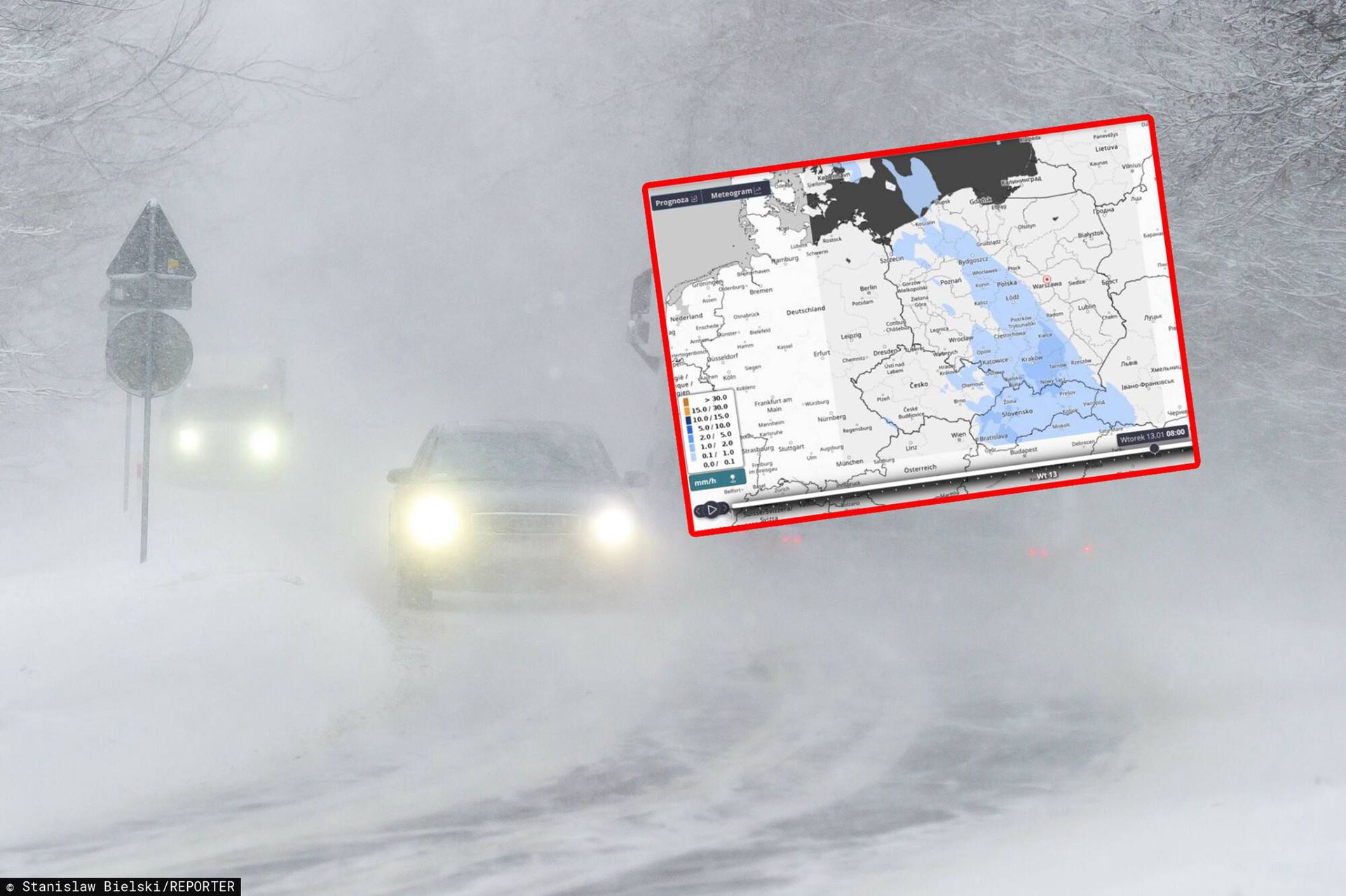 Widać to jak na dłoni. Front z Niemiec wkracza do Polski. Zrobi się niebezpiecznie