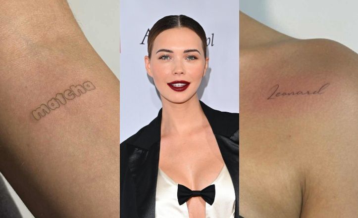 Sandra Kubicka chwali się nowymi tatuażami. Na obojczyku wydziarała sobie "Leonarda", a na przedramieniu... "MATCHĘ". Pomysłowo?