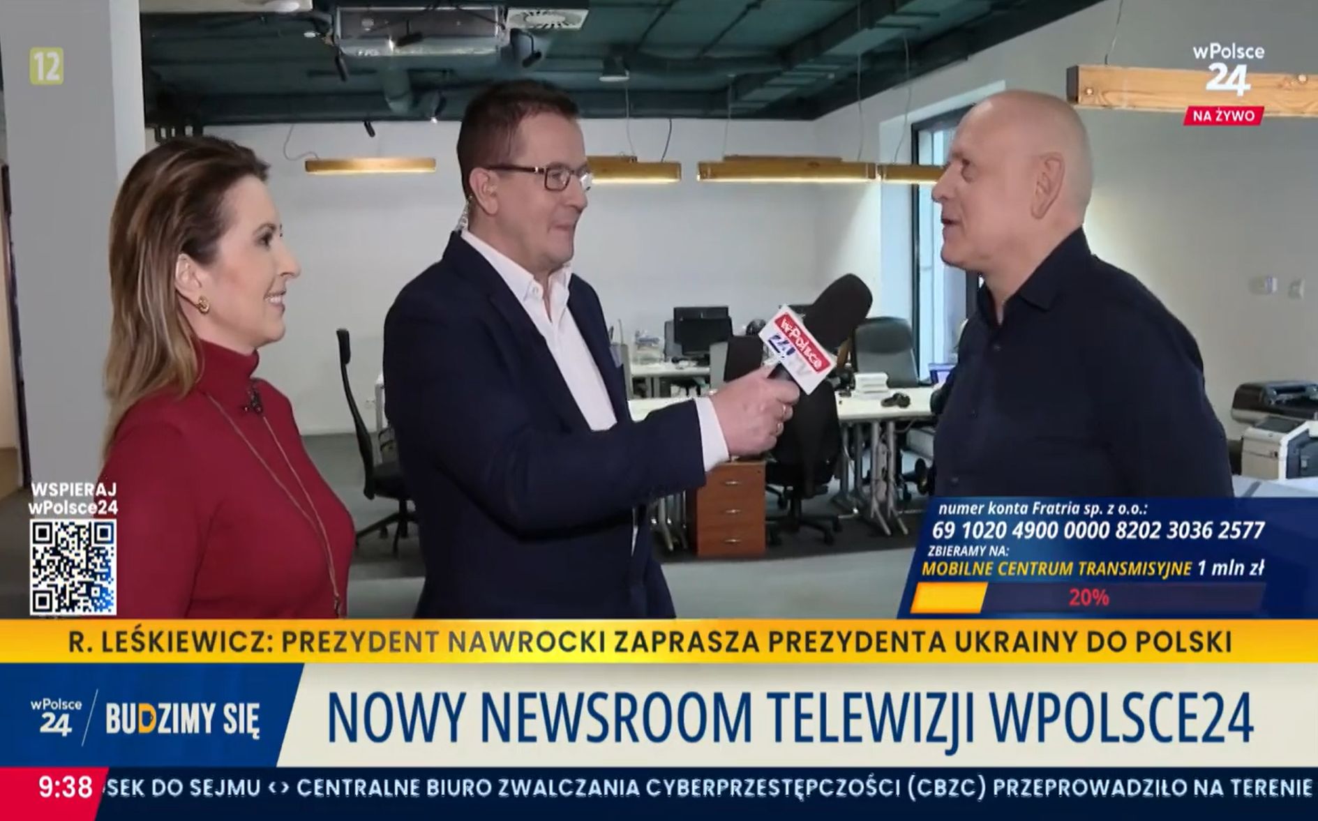 WPolsce24 z nowym newsroomem. Rusza budowa dwóch studiów