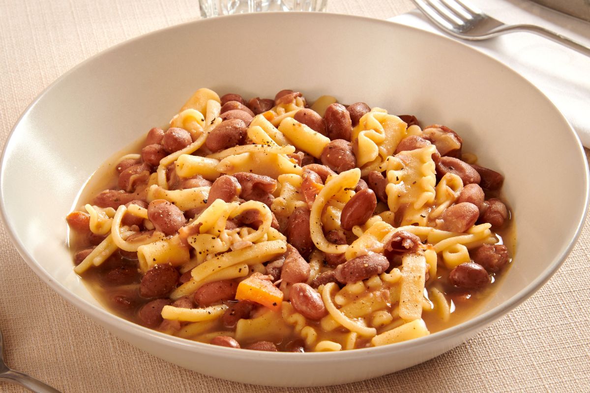 Włosi do makaronu dodają fasolę. Podchwyciłam przepis i robię tak w domu