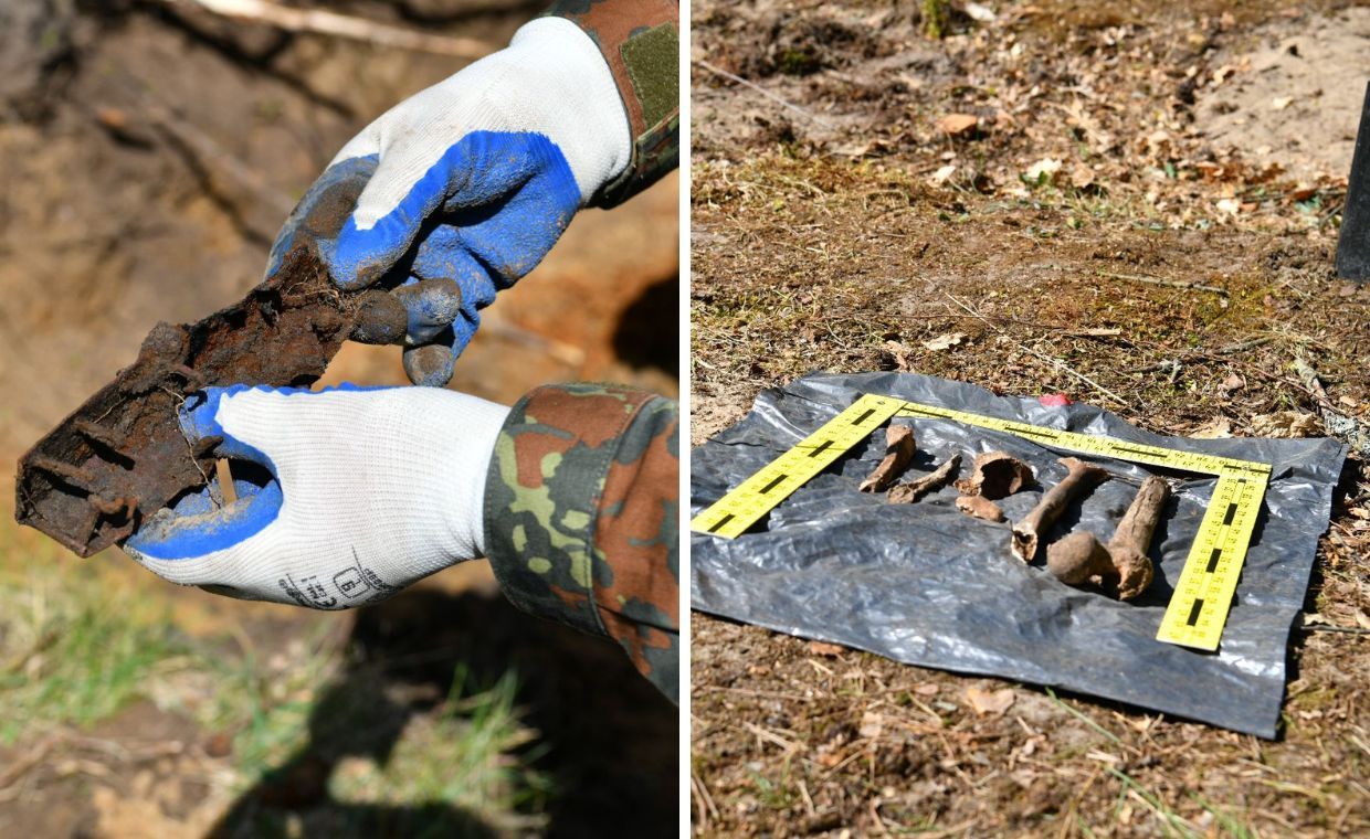 IPN prowadzi prace na Wołyniu. Znaleziono ludzkie szczątki