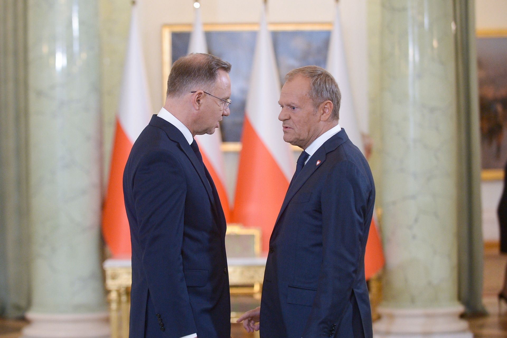 Kąśliwa uwaga Dudy. Tak skomentował słowa Tuska ws. wojsk