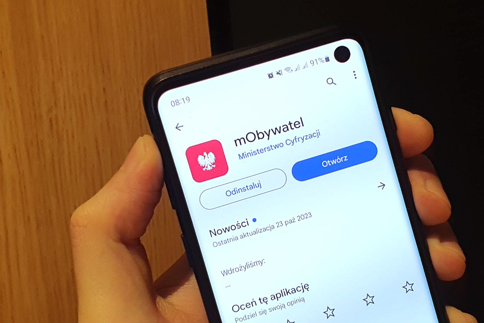Nowość w mObywatelu. Opcja dla wszystkich