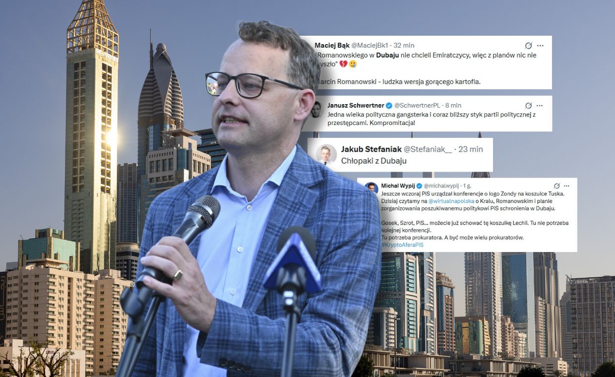 Romanowski chciał azylu w Dubaju. "Ludzka wersja gorącego kartofla"