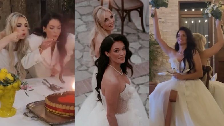 Karolina i Agnieszka Skrzeczkowskie pochwaliły się nagraniami z wesela. "Nie możemy przestać tego przeżywać"