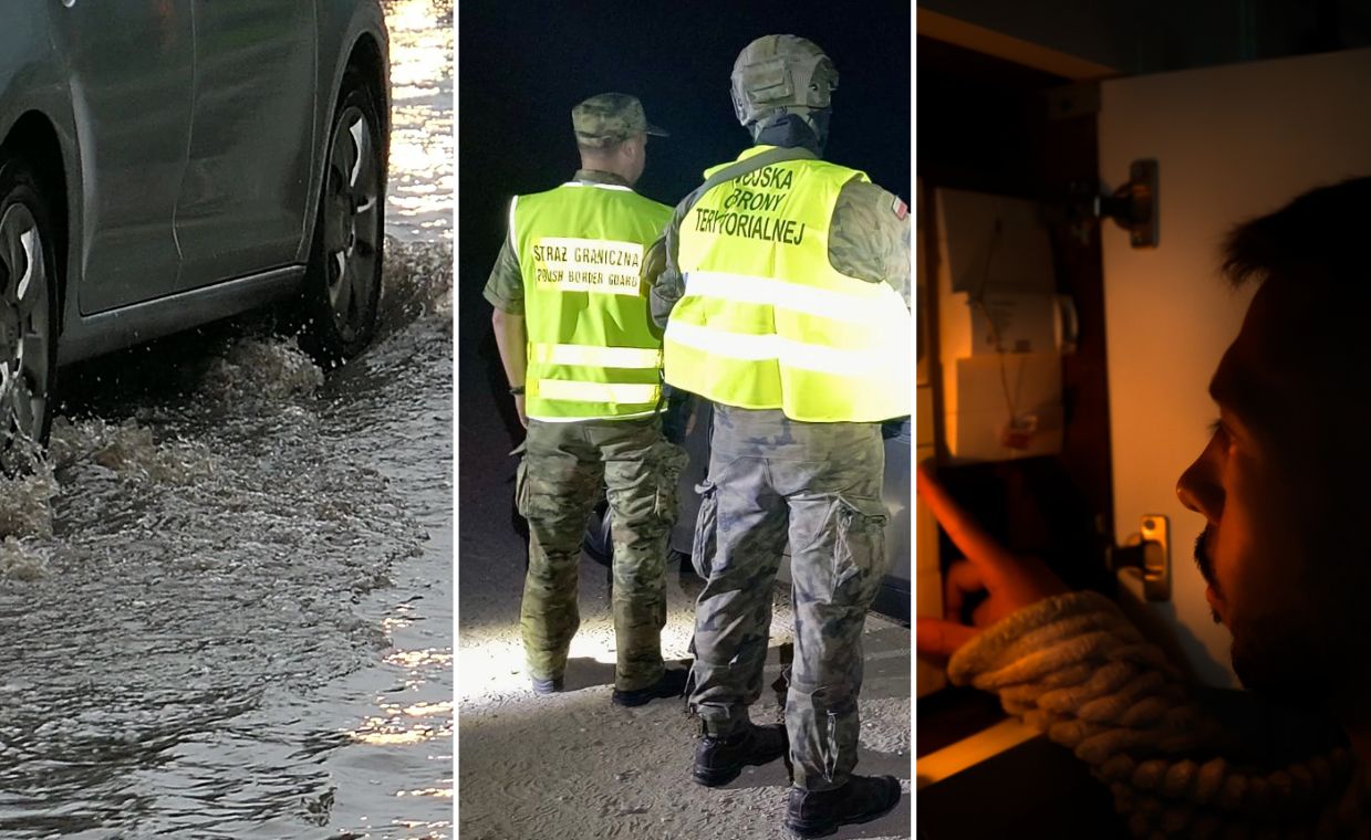 Załamanie pogody, kontrole na granicach, blackout w Wiedniu. Co wydarzyło się w poniedziałek?