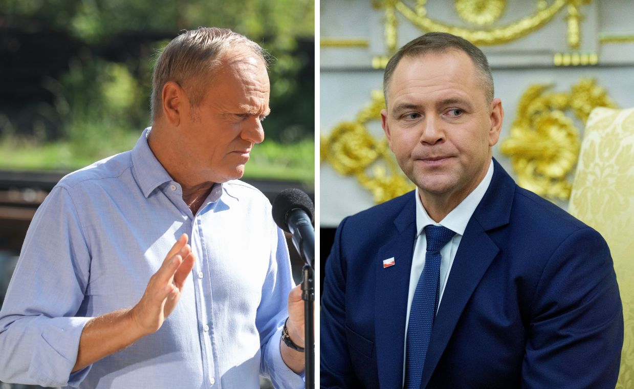 Tusk o Nawrockim w USA. "Polska za darmo niczego nie dostaje"