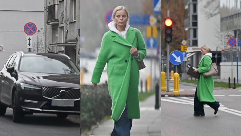 Małgorzata Foremniak dwa przepisy jednego dnia złamała: najpierw na zakazie zaparkowała, później pasy zgrabnie omijała (ZDJĘCIA)