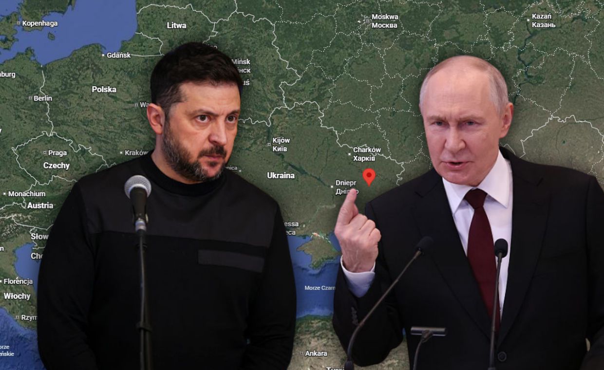 Zełenski kpi z kłamstw Putina o Konstantynówce: "Spotkajmy się tam"