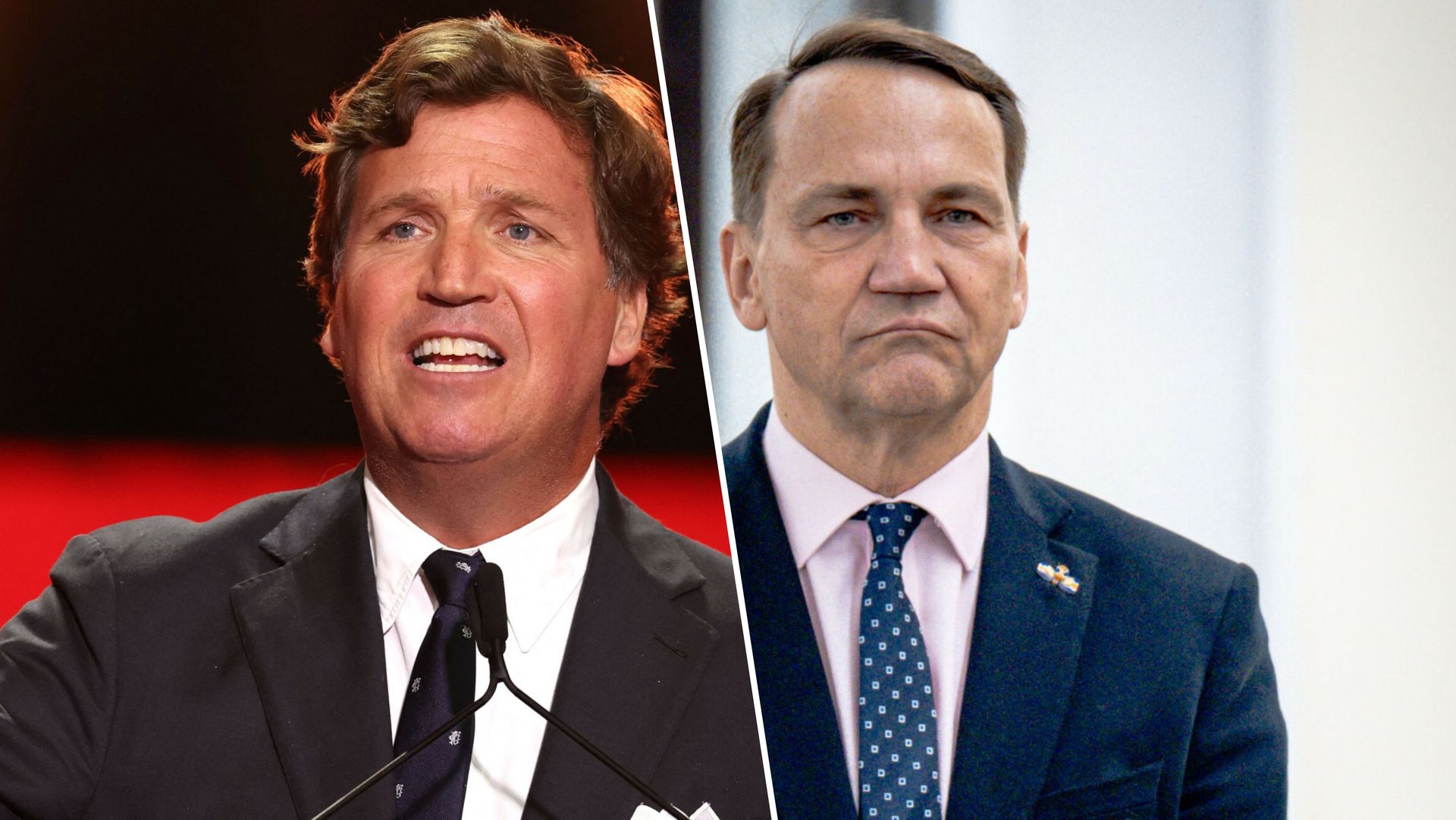 Jest reakcja Sikorskiego na szokujące słowa Carlsona o Polsce