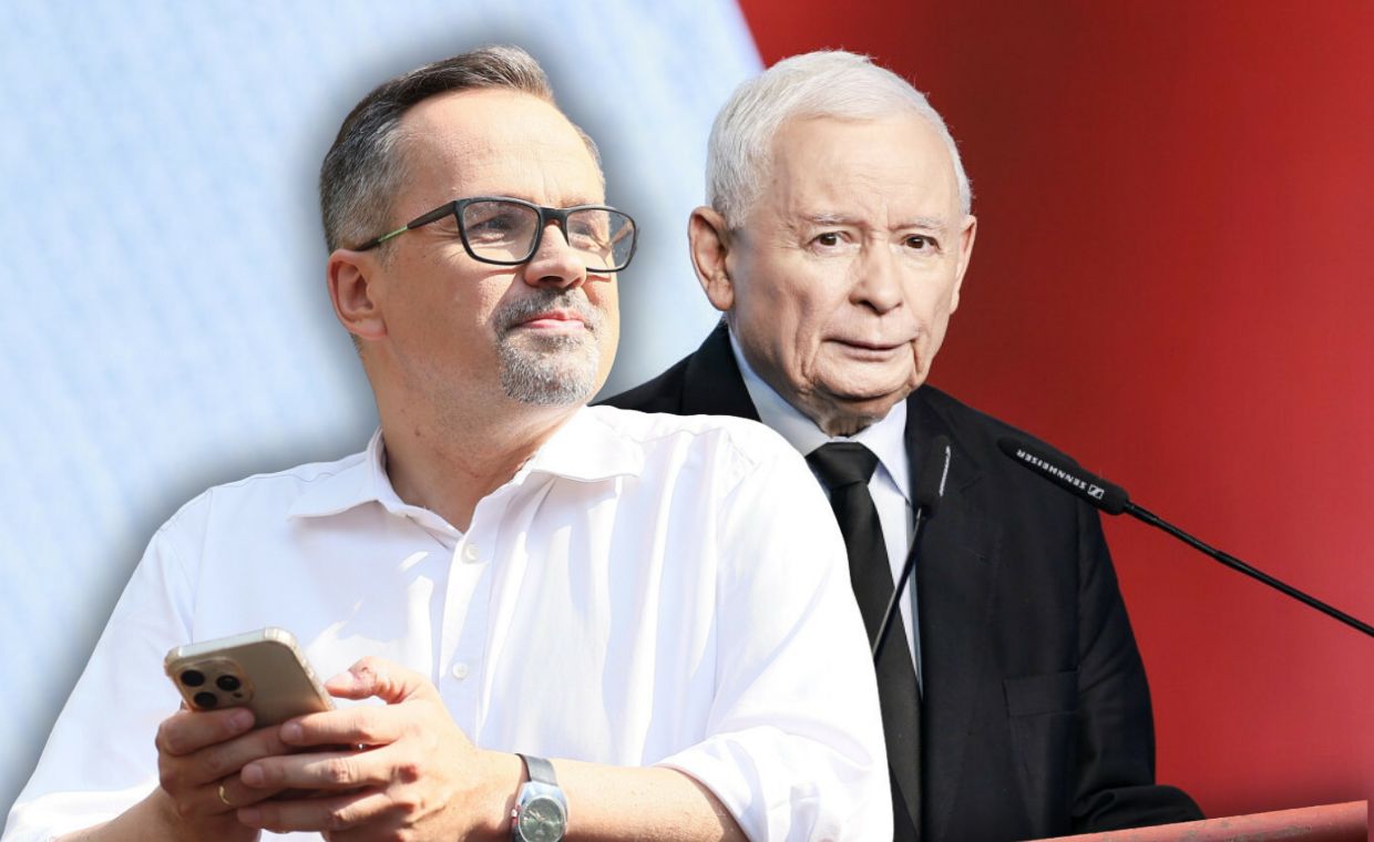 "Rafał, przeloguj". Horała skomentował wpis Kaczyńskiego