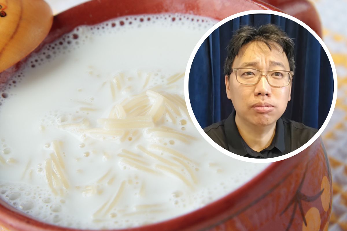 Koreańczyk pierwszy raz spróbował zupy mlecznej. Wybuchniesz śmiechem, gdy zobaczysz jego reakcję