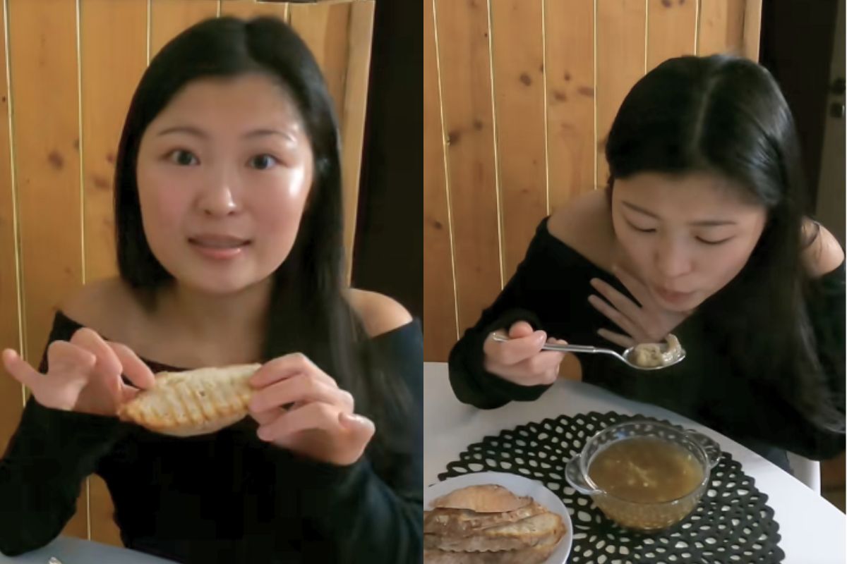 Japonka próbuje flaczki pierwszy raz w życiu. Jej reakcja mówi sama za siebie