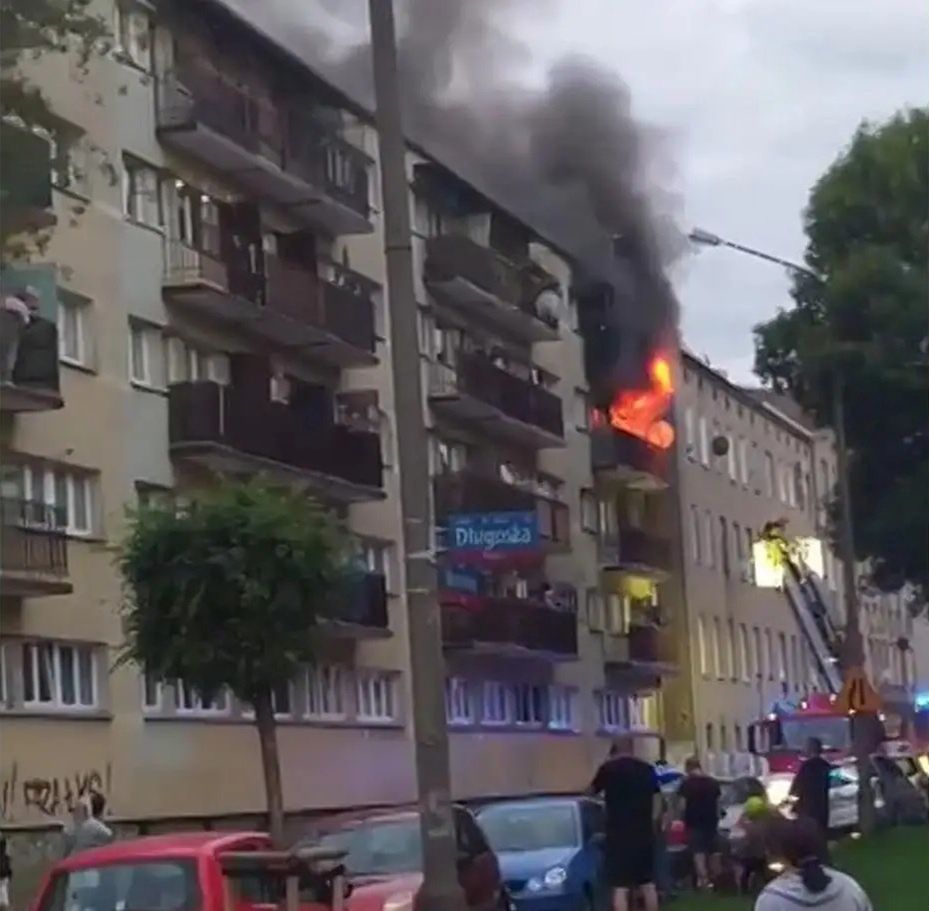 Pożar mieszkania w Łodzi. Strażacy znaleźli zwęglone ciało