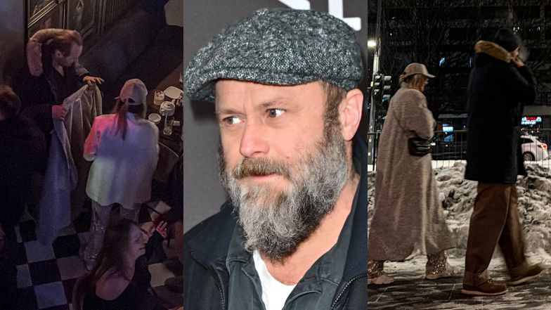 Zakochany Leszek Lichota imprezuje z NOWĄ PARTNERKĄ do 2 w nocy. Miłość im służy? (ZDJĘCIA)