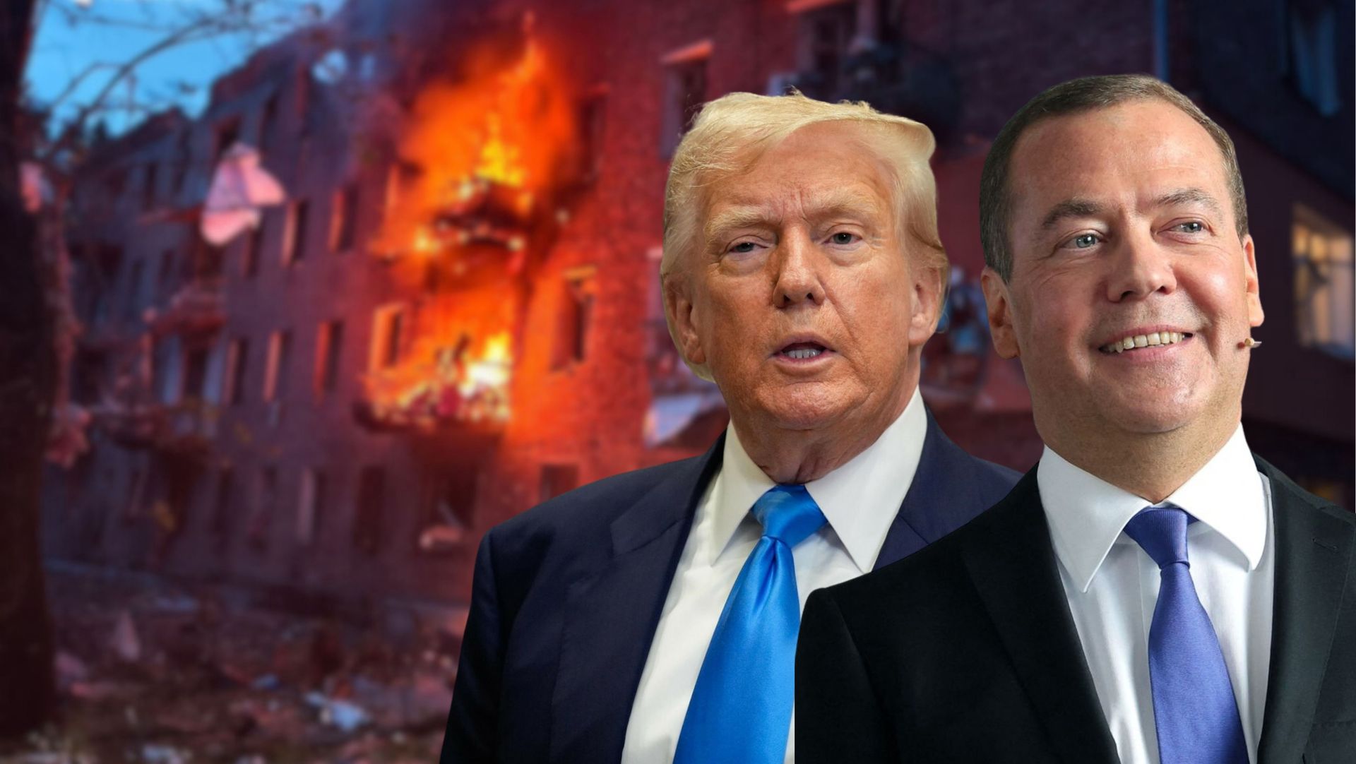 Trump ostrzega Miedwiediewa. "Nieudolny były prezydent"