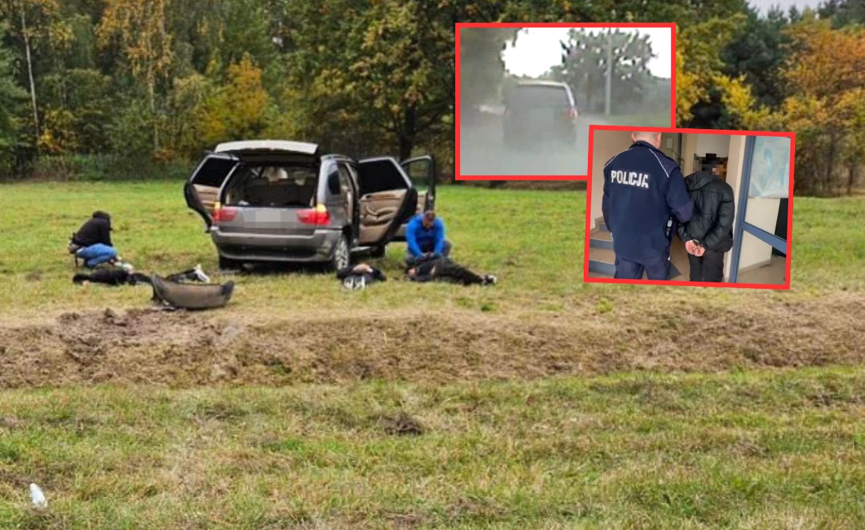 Złapali przemytników ludzi. Jest nagranie z pościgu