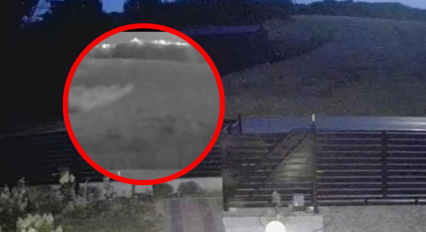 Huk i rozbłysk. Jest nowe nagranie z momentu upadku rakiety