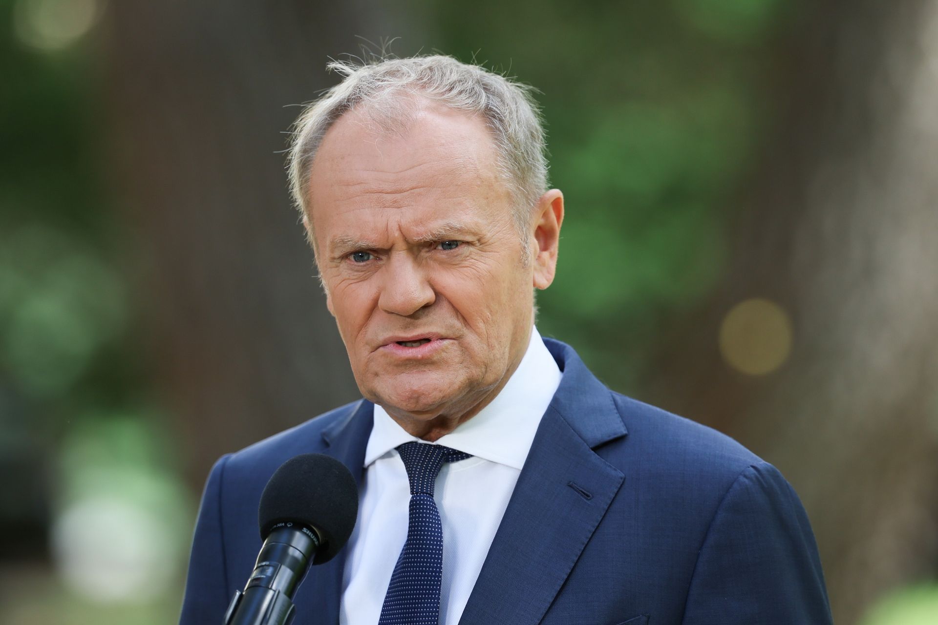 Tusk o wizycie Dudy w Agencji Uzbrojenia. "Praktyki niedopuszczalne"