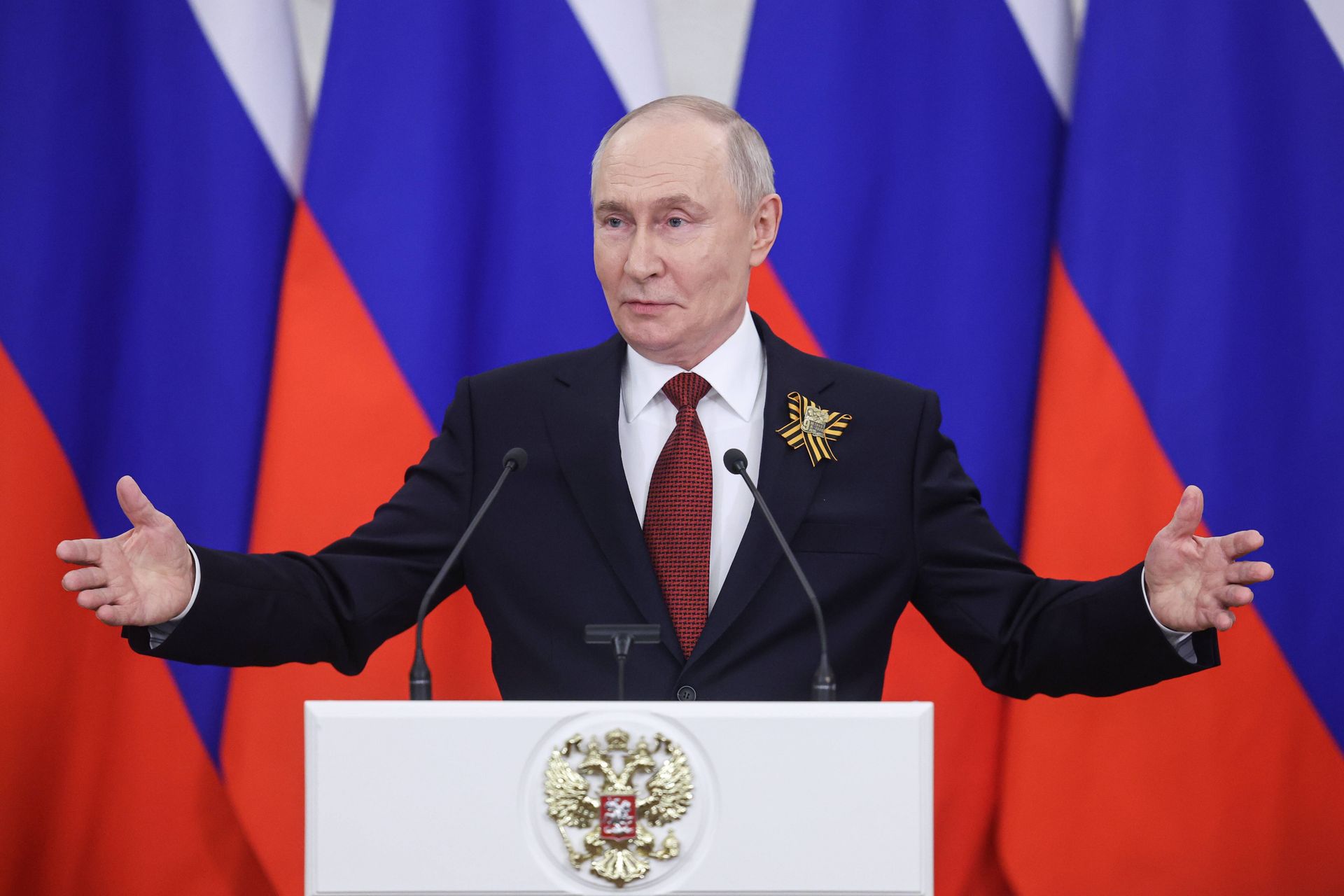 Putin o wojnie: Myślę, iż konflikt z Ukrainą zbliża się do końca