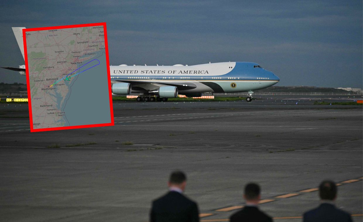 Problemy Air Force One. Samolot z Trumpem musiał zawrócić