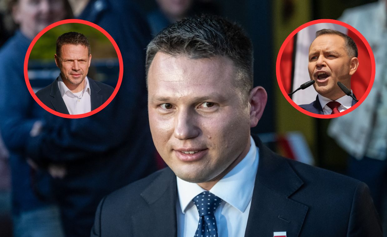 Jak mogą zagłosować wyborcy Sławomira Mentzena w II turze wyborów prezydenckich? Spekulacje i badania