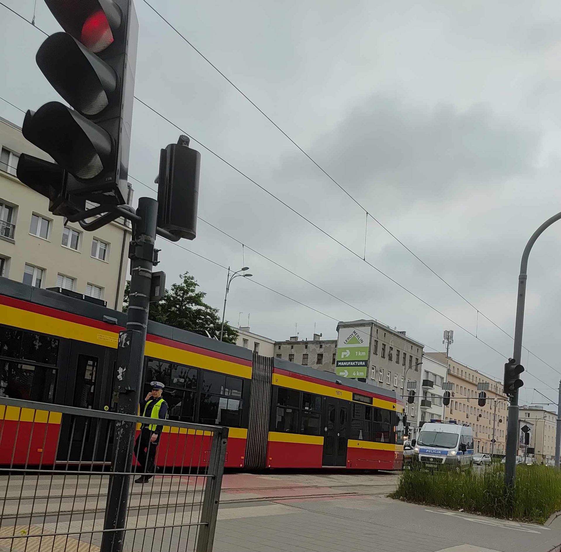 Tragiczny wypadek w Łodzi. Kobietę zabił przejeżdżający tramwaj