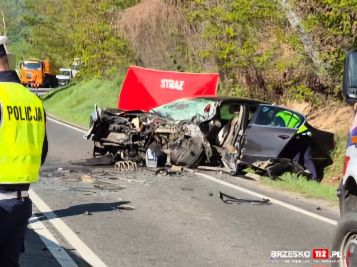 Wypadek na DK75 w Małopolsce. Sześć osób rannych
