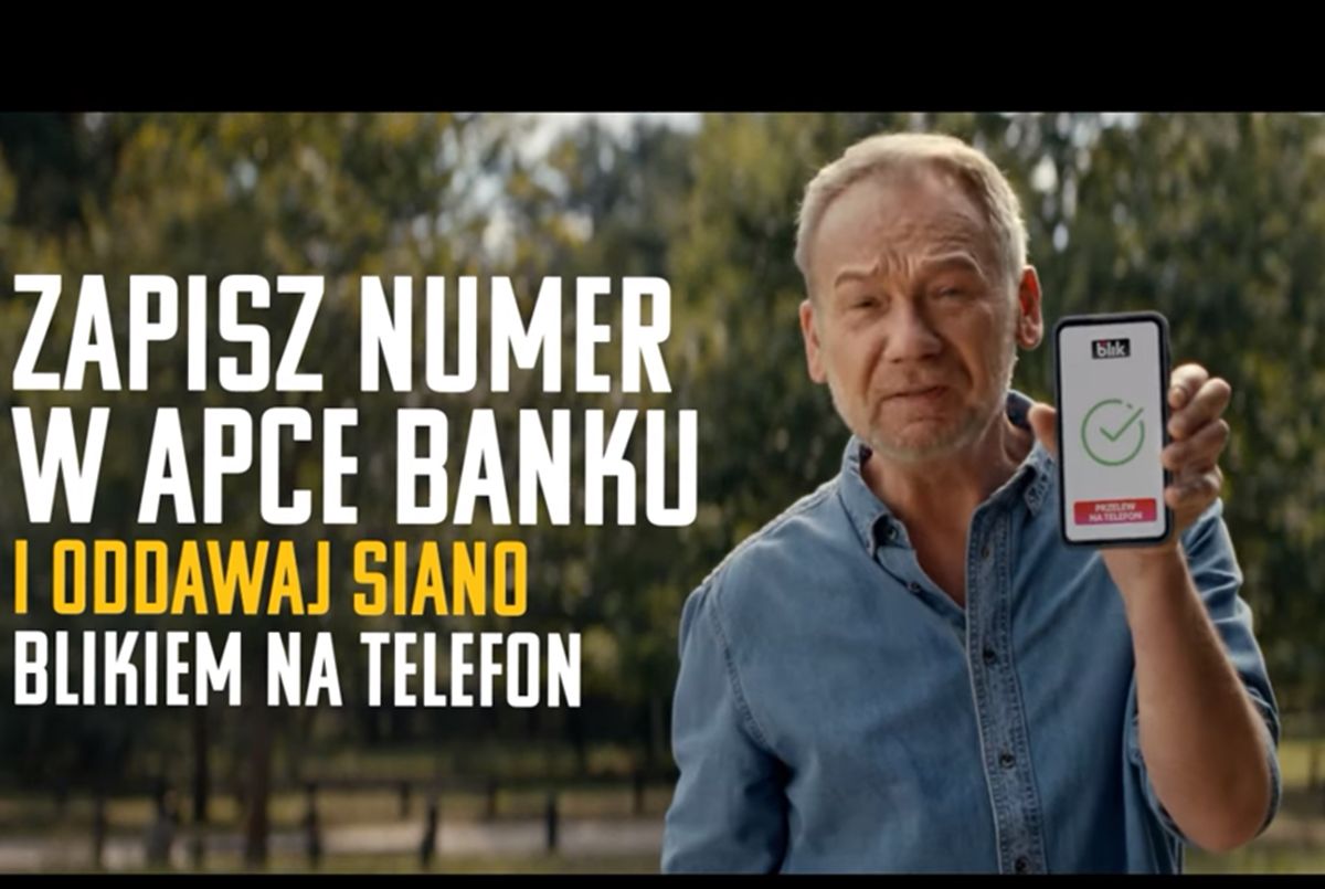 Blik z Mirosławem Baką promuje przelewy na telefon