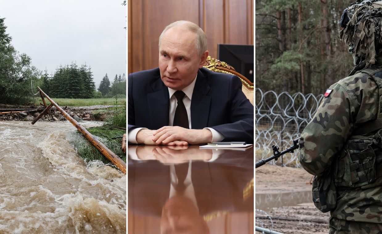 Ulewy nad Polską, nowe dane z granicy, rekordowy atak na Ukrainę. Co wydarzyło się w środę?