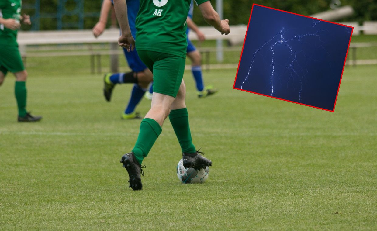 Dramatyczne chwile na boisku. Czeski chłopiec trafiony piorunem