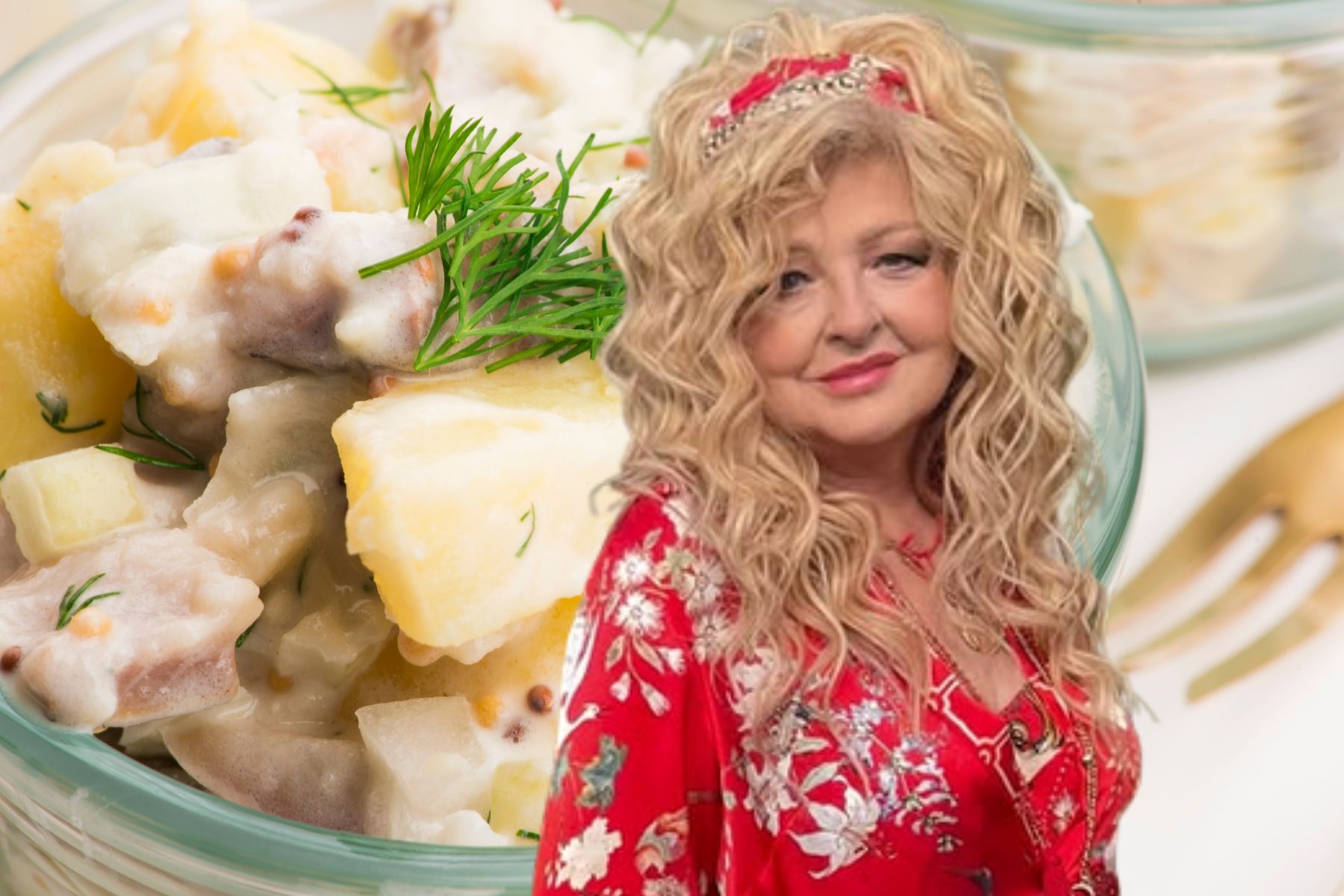 Sałatka kociewska z przepisu Magdy Gessler. Spróbujesz raz i będziesz robić co tydzień