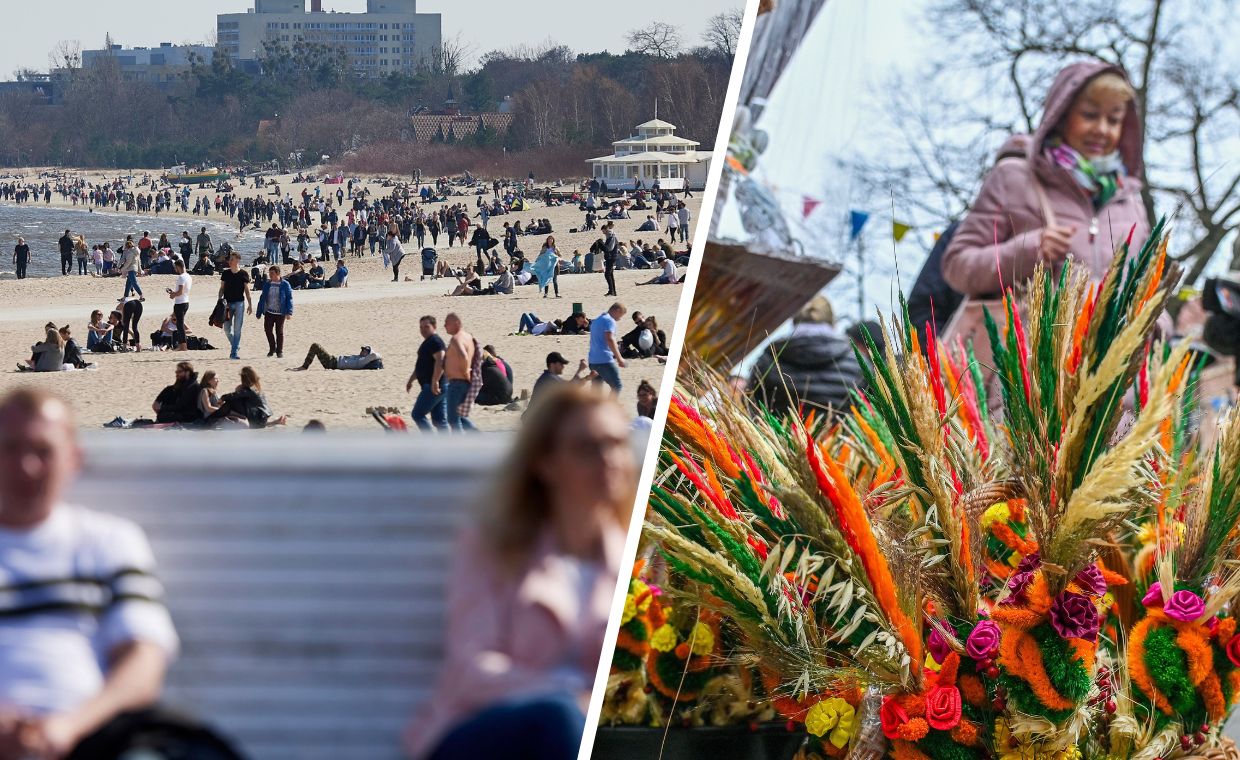 Nawet 16 stopni, ale kraj utonie w deszczu. Mamy mapy na kwiecień
