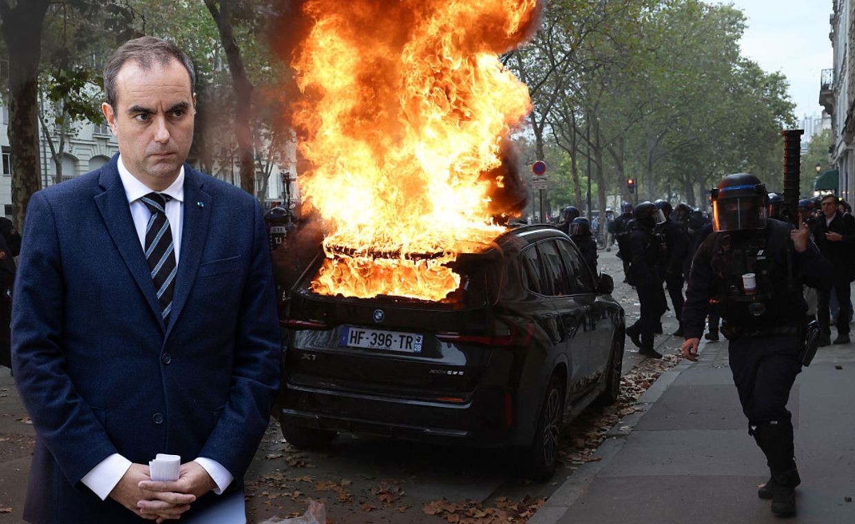 Dantejskie sceny we Francji. 1200 osób zatrzymanych, mnóstwo rannych