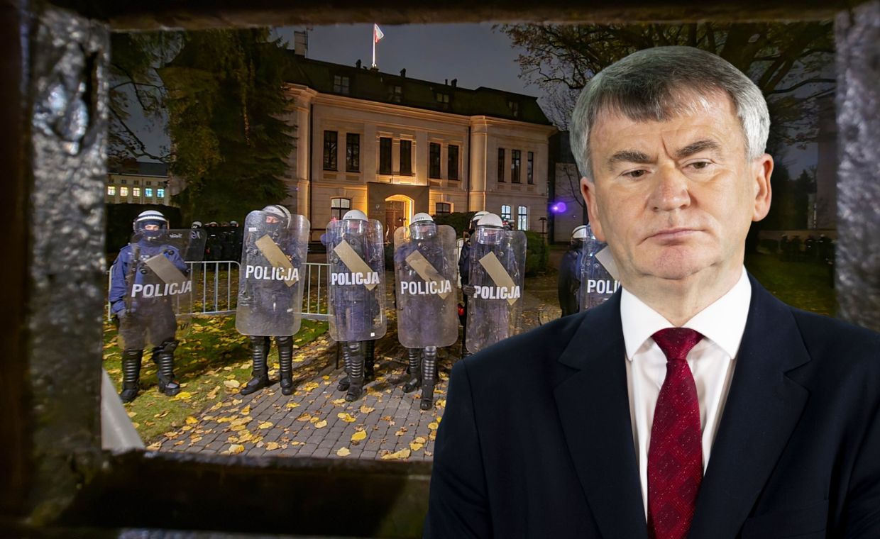 Policja na terenie TK. Jest ostra reakcja I prezesa SN